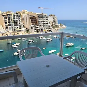 St Julians Bay Sea Front Apartment